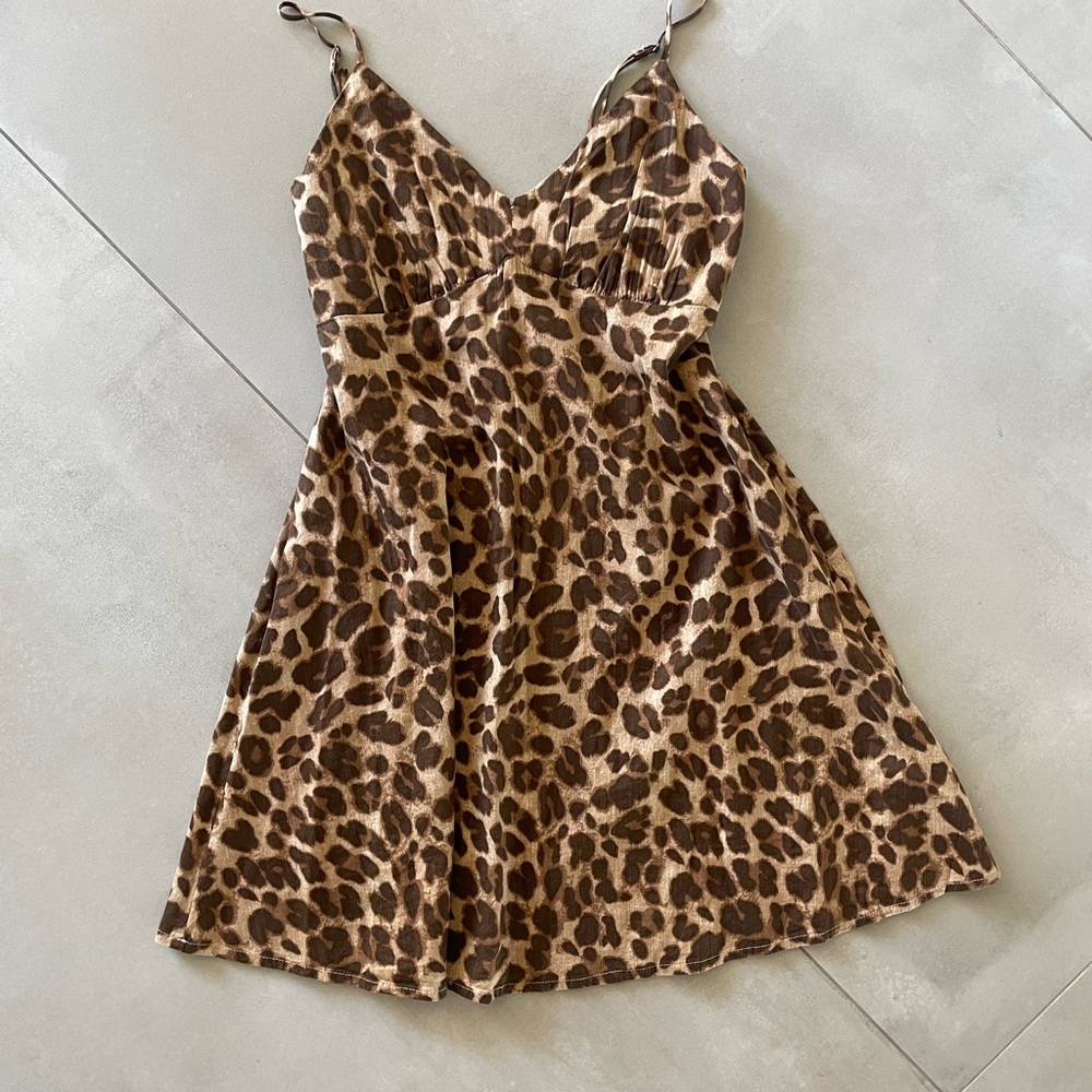 Abound Leopard Print Slip Dress - Size S